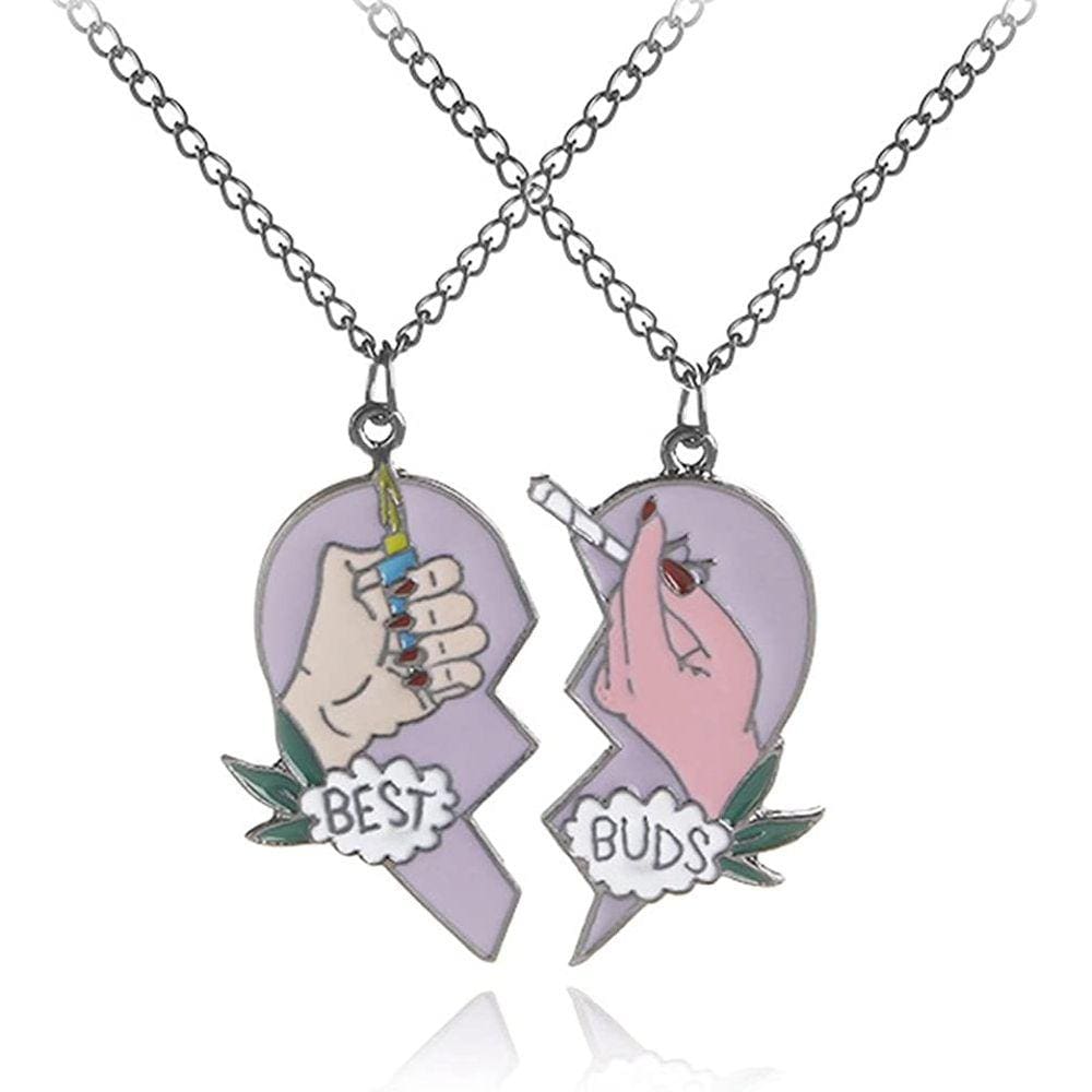 Colar para Melhores Amigos Amigos 2 Conjunto Teen Girls BFF Chic H