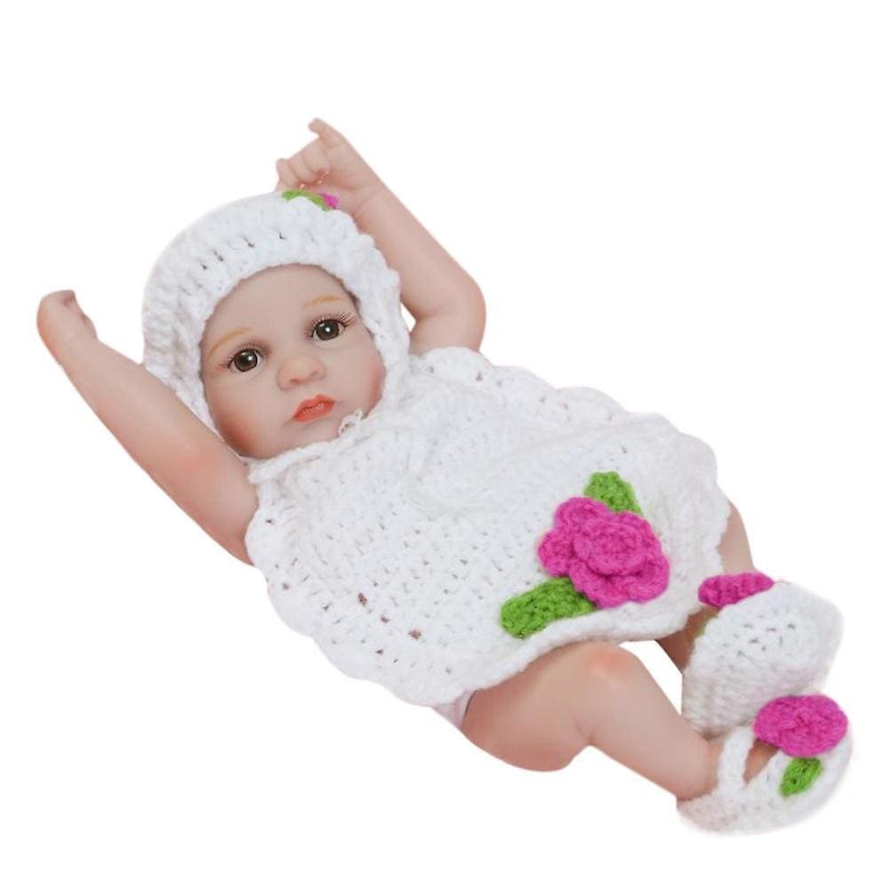 Boneca de bebê renascido realista 26 cm boneca recém-nascida crianças menina playmate presente de aniversário