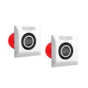Dois Retornos Quadrado Inox Encaixe Cano 60mm Para Piscina