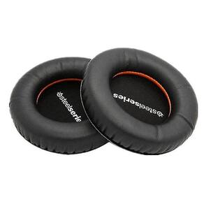 Dicas de almofadas de fone de ouvido 2 pcs para steelseries siberia v1 v2 padrão de letra em inglês almofada de fone de ouvido capa de esponja proteto