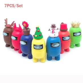 Jogo de 7pcs entre nós figuras de ação de PVC Modelo brinquedos computador desktop bonecas presentes conjunto| Figuras de Ação