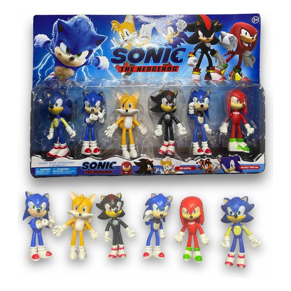 Boneco sonic 23 cm  Black Friday Pontofrio