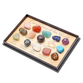Coleção Rock Mix Gems Cristais is Ensinando Minério Mineral Espécimes Caixa de Decoração