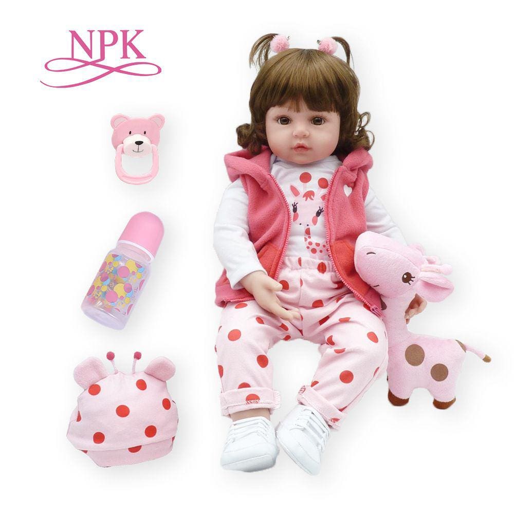 Boneca renascida bonito é o melhor presente para crianças 46cm 46cm