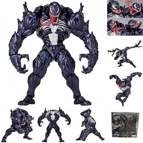 Sofirn Anime Figura Venom Di Brock Movable Modelo de ornamento subindo