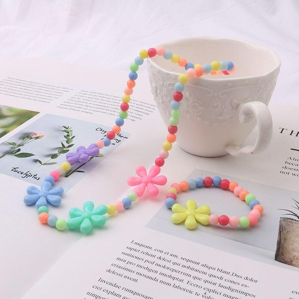 Princesa Contas Crianças Colar Pulseira Meninas Presentes =
