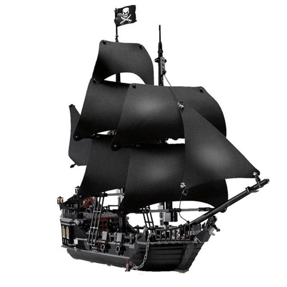 Blocos modelo navio Pirata Pérola Negra compat. navios Caribe - Presente Aniv. Meninos