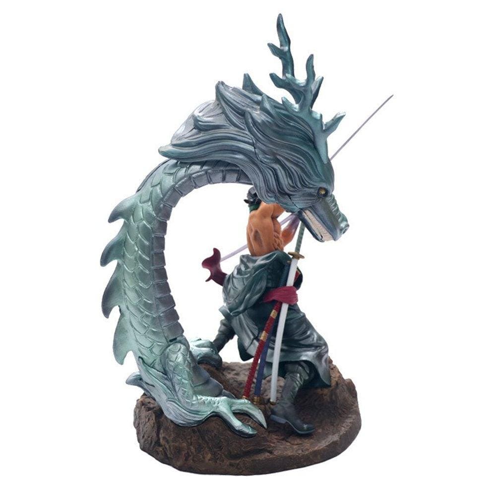 Anime One Piece Portrait Of Pirates Sailing Again Roronoa Zoro Dragon Fighting GK PVC Action Figure Collectibles Model Toys Doll| Figuras de Ação