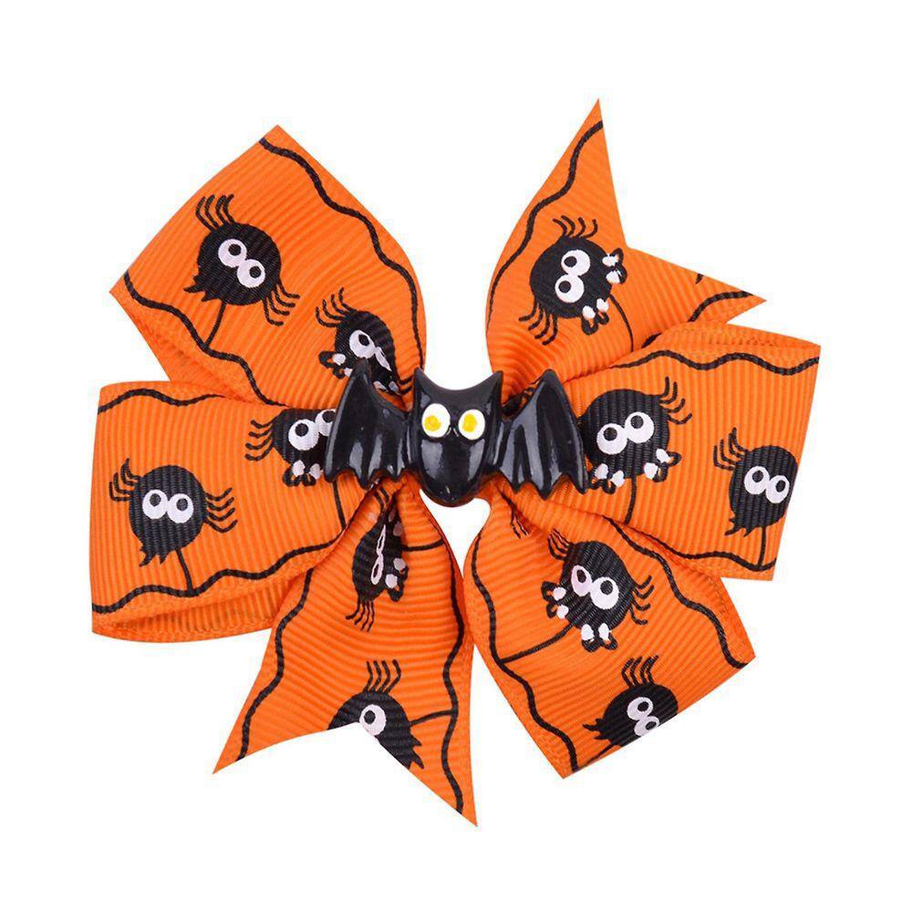 Halloween infantil hairpin crianças abóbora impressão meninas bonito arco acessórios de cabelo