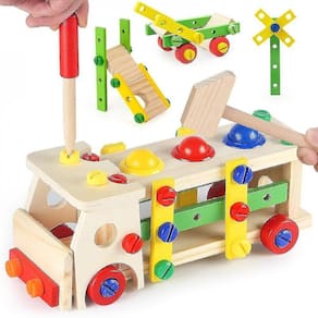 Bloco de construção de Caraele Caraele define novo tipo de desmontagem e montagem de veículo de engenharia de construção brinquedo educacional