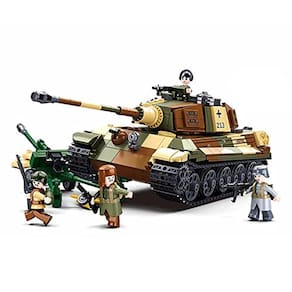 DAHONPA Tiger II Army Tank Building Block (900+ PCS),WW2 Mi