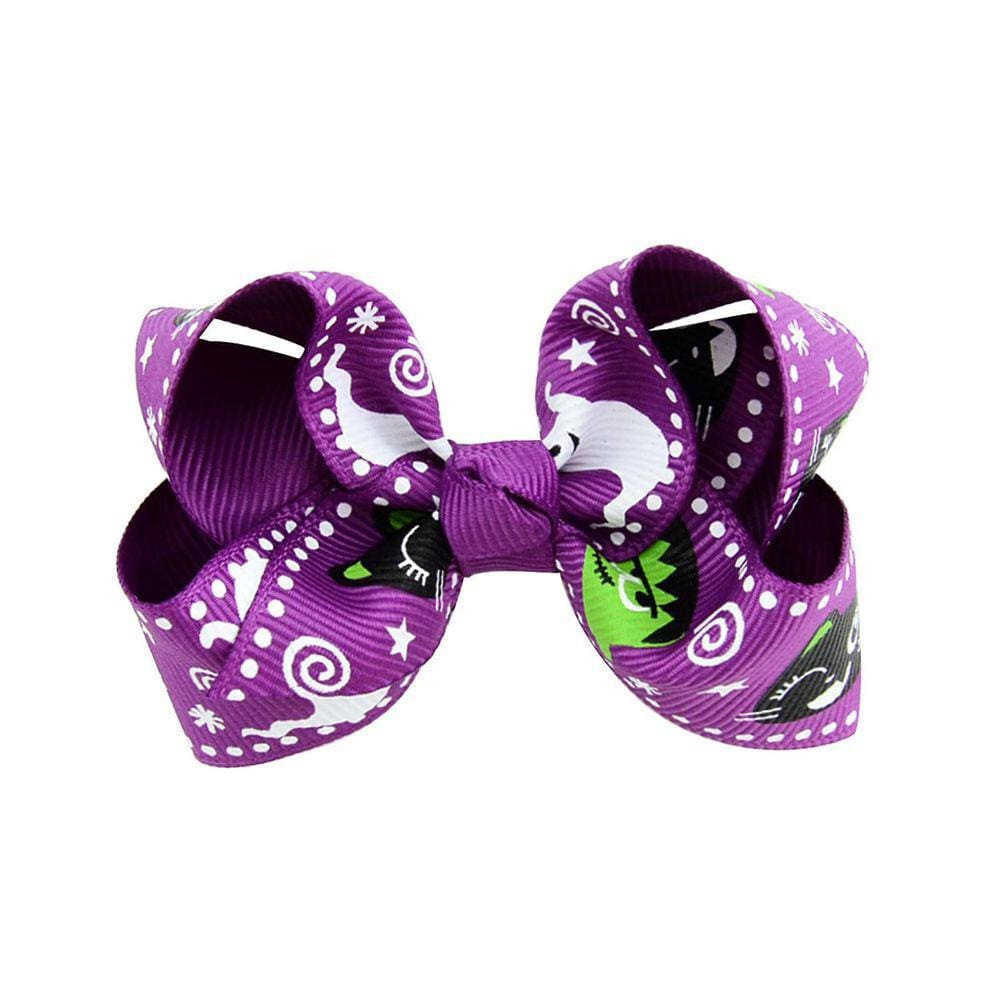 Halloween infantil hairpin crianças abóbora impressão meninas bonito arco acessórios de cabelo