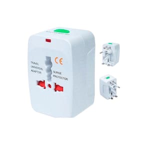 Adaptador Tomada Americana Internacional Bivolt Europa Asia