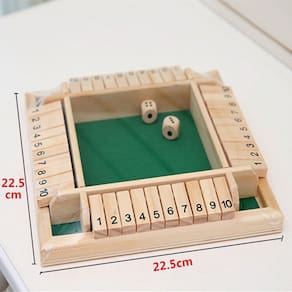 Jogo de dados digitais de madeira jogo de tabuleiro intelectual aprendizagem brinquedos pai festa criança jogos de lazer multifuncional mesa| Jogos de
