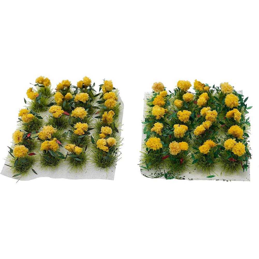 40 Peças Flower Cluster Vegetação Grupos Dollhouse Accesso