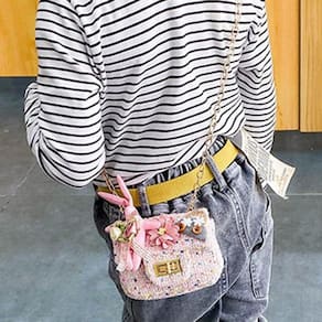 Moda Cute Girl Shoulder Messenger Bag Children`s Crossbody Chain Bolsa Toddler Girl Bags Princess Cross Body Bags Bolsa