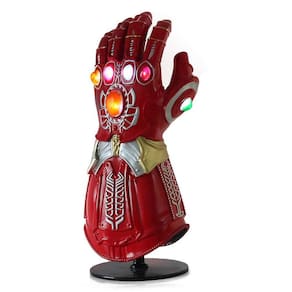 Vingadores 4 Luvas cosplay do Homem de Ferro Luvas Infinitas Pvc Fantasia Brilhante