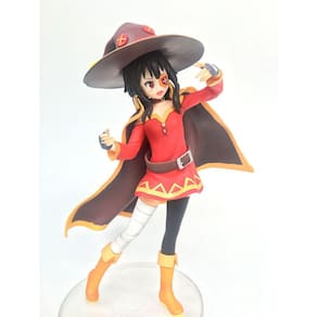 Figura de anime japonês kono subarashii sekai ni shukufuku o Megumin action figure collectible modelo brinquedos para meninos| Figuras de Ação