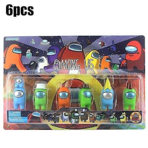 6pcs/set entre os EUA Plastic Action Figures Brinquedos Kids Cartoon F