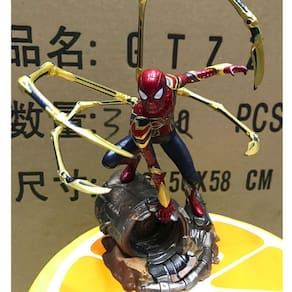 Marvel Avengers Iron Spider Action Figure Spiderman Modelo Brinquedos| Figuras de Ação