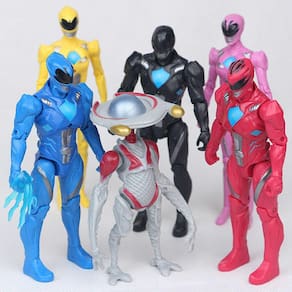 6PCS Power Rangers Action Figure Doll Kids Gifts