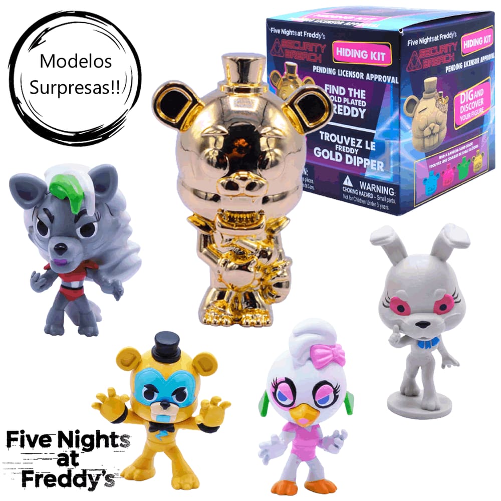 Animatronics do fnaf 1  Black Friday Pontofrio