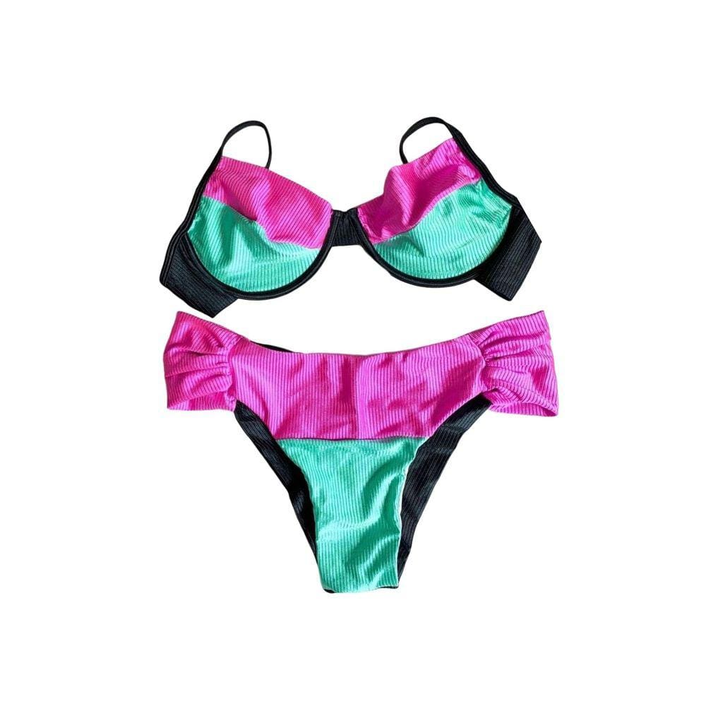 Biquíni Feminino Aro Sem Bojo Calcinha BomBom Plus Size