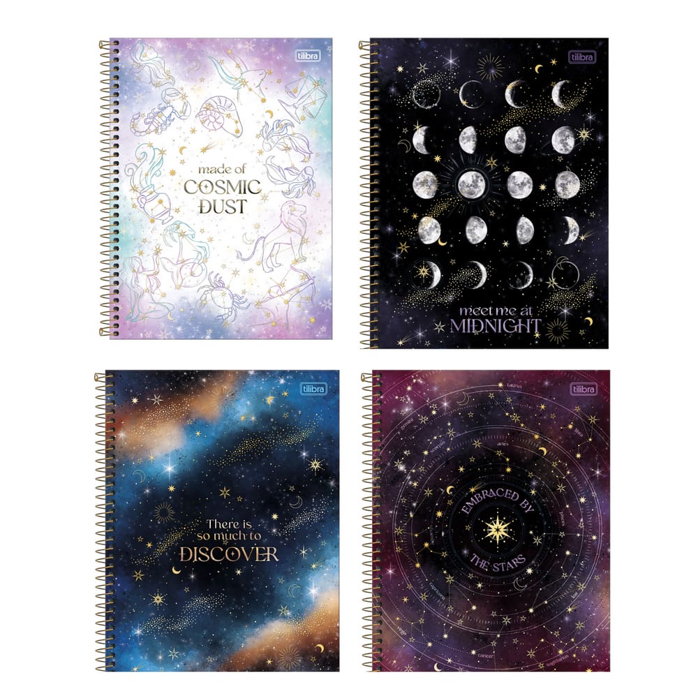 Caderno Espiral Universitário 16 Matérias Tilibra Magic 2024