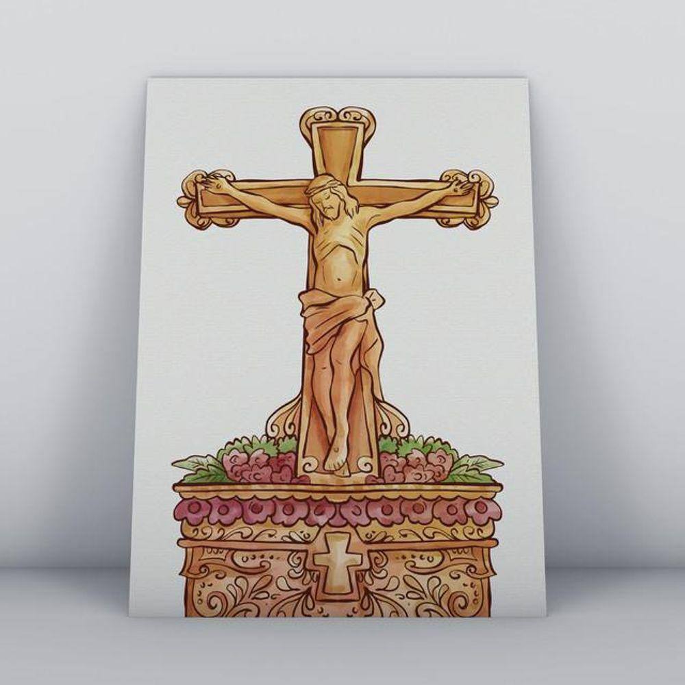 Quadros TAC religião-042-m2 Colorido 20x30cm MDF