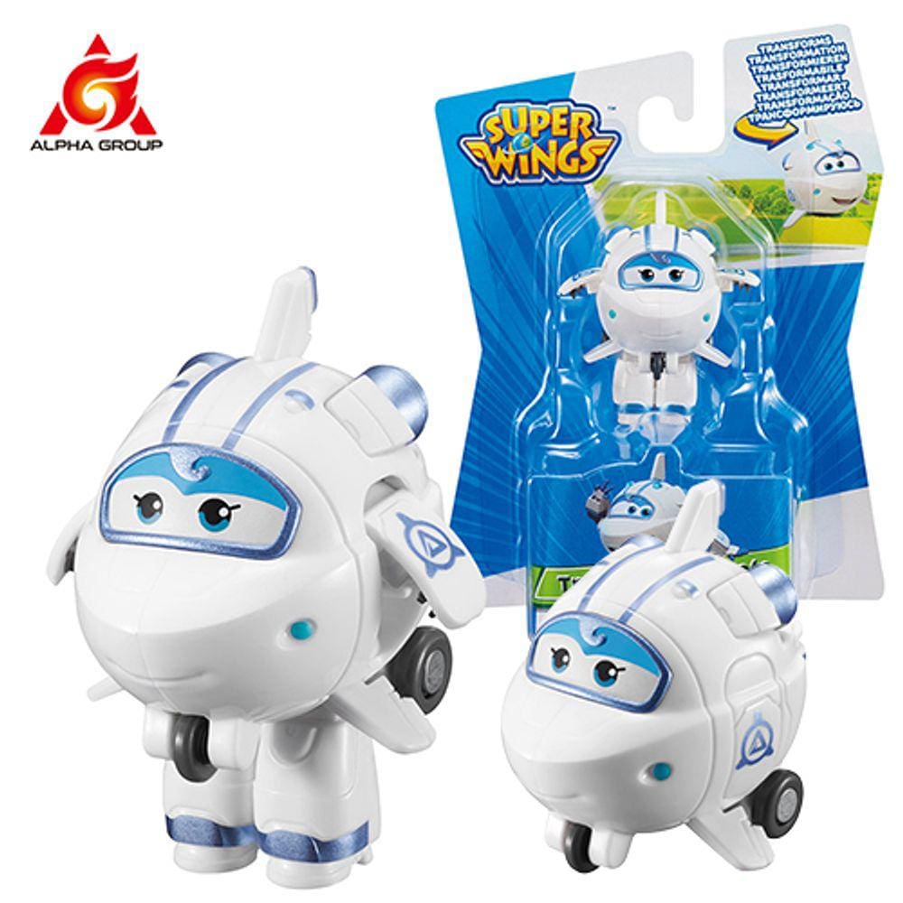 Super Wings Action Figures para Crianças Transformando Mini Avião