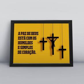 Quadros TAC Religião Cristã 068 - 20x30cm - MDF - Colorido