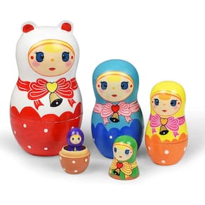 Bonecas russas de ninho urso Matryoshka Bonecas Brinquedos Bonito Anima