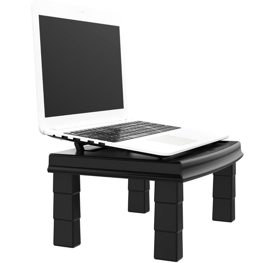 Suporte Para Monitor e Notebook Com 3 Níveis De Altura, Modelo Corretor De Postura e Com Porta Objetos Ergodesk Reliza 003045