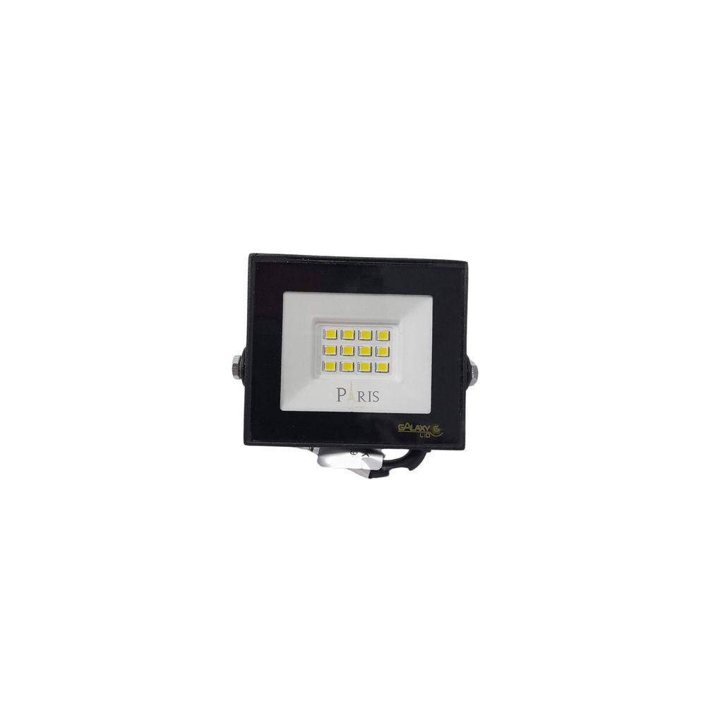 Refletor Led Slim 10W Verde Bivolt IP65 6,5cm