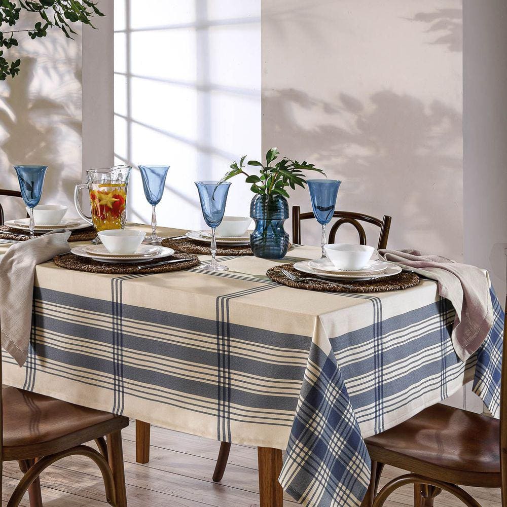 Toalha de Mesa Retangula 8 Lugares 160x270 Dohler Clean Luna