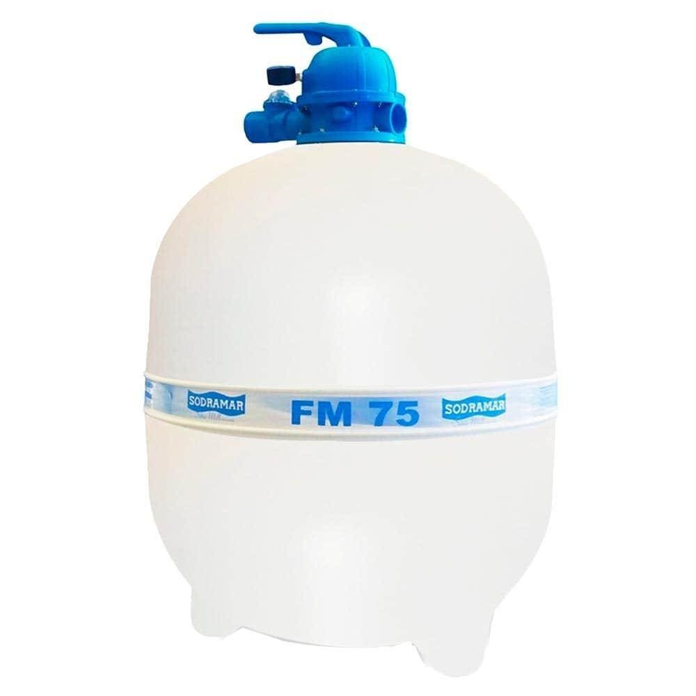 Filtro Para Piscinas Até 176 Mil Litros Fm75 Filter Sodramar