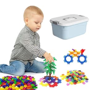 Qzgyoool 400PCS STEM Brinquedos de construção para crianças, intertravamento