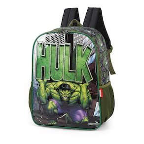 Mochila Escolar Infantil de Costas Hulk - Luxcel