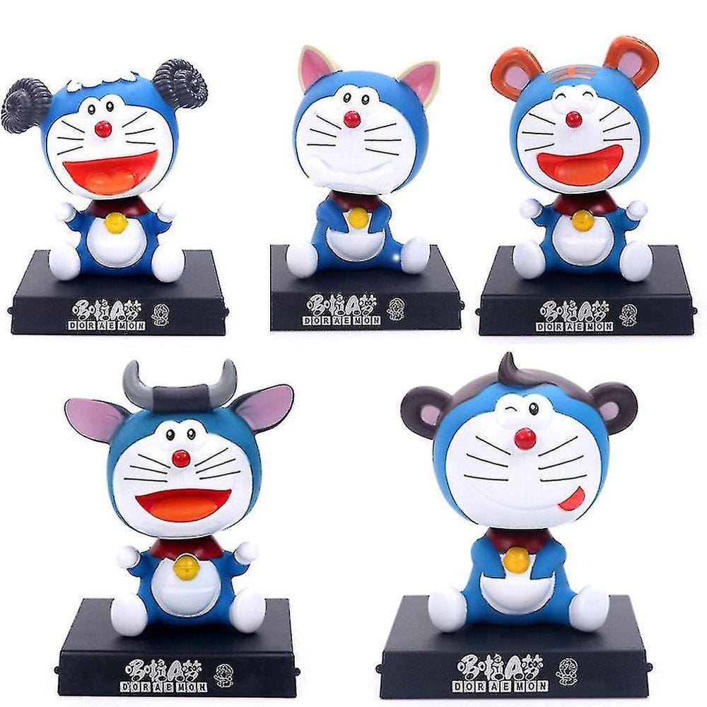Doraemon 12 Zodiac Figura Modelos 5pcs