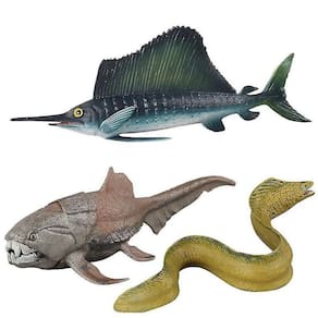 Oceano Animal Modelo Brinquedos Sob a Vida Marinha Figura Banho Brinquedo
