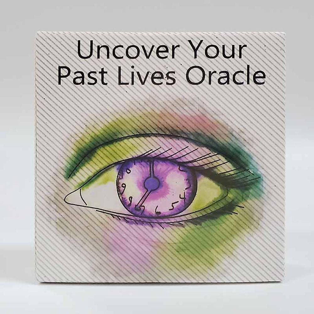 Descubra suas vidas passadas Oracle Party Board Game Card