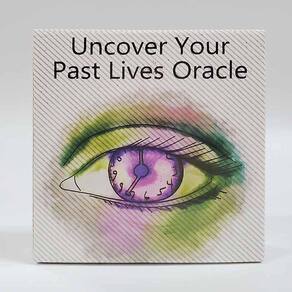 Descubra suas vidas passadas Oracle Party Board Game Card