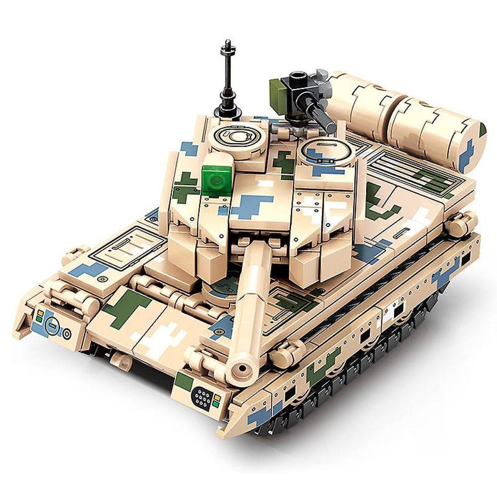 Compatível com Lego 15 Light Tank Figura Brinquedos Puzzle Diy Bu