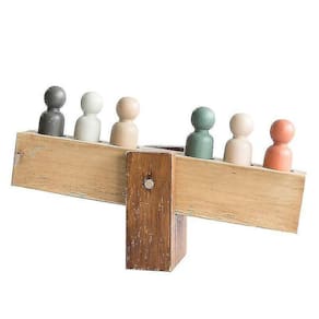 Crianças Madeira Gangorra Brinquedo Nordic Madeira Jogo Educativo Bal