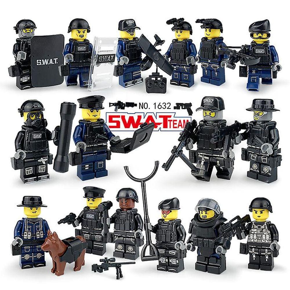 Polícia Militar Tigre Voador Polícia Especial Building Block M