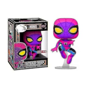 Pop Spiderman Ação luminosa Modelo Toy Doll Doll Crianças T