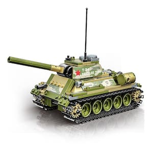 Blocos de Construção Militar União Soviética T34 Tanque da Segunda Guerra Mundial