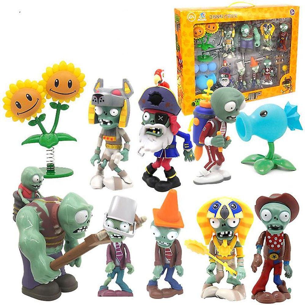 Plantas Vs Zombies Figuras Toy Girassol Parede Nut Blover Pira