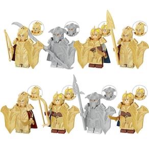 Guarda Medieval Building Blocks Mithril Double Knife Warrior