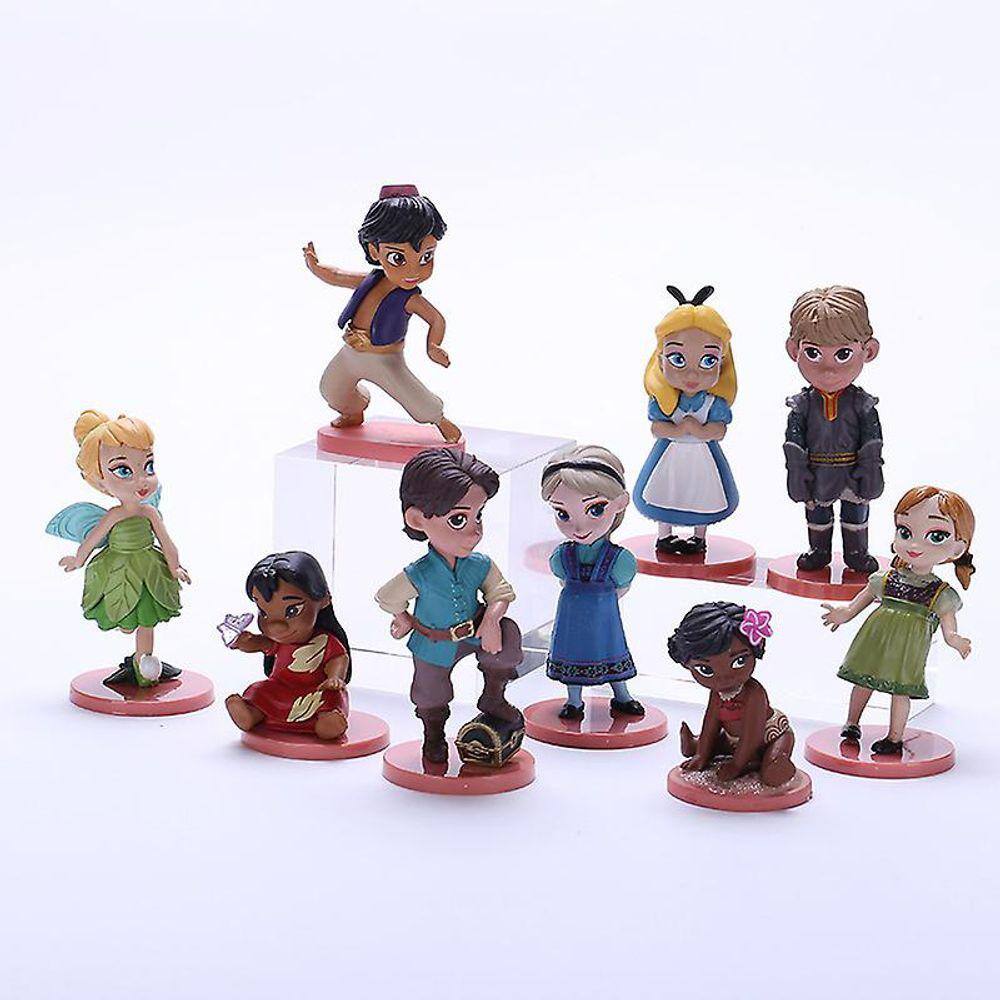 Disney Princesa Elsa Anna Moana Sininho Alice Ação Figo